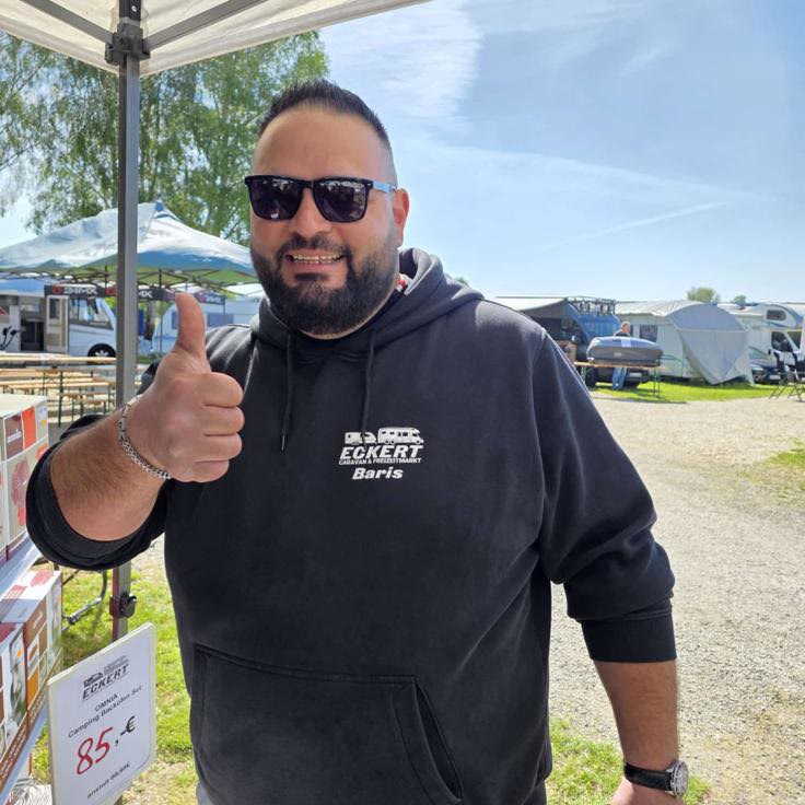 Baris Ugurlu, Inhaber von Caravan & Freizeitmarkt Eckert